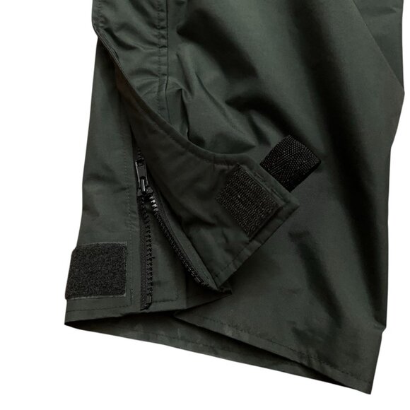 Cabelas Windbreaker Rain Pants Mens Size M Zip Ankle Waterproof Forest Green - Picture 4 of 6
